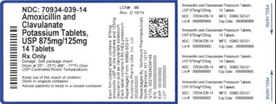 70934 039 14 Master Bottle Label Approval   Rev D 10 19